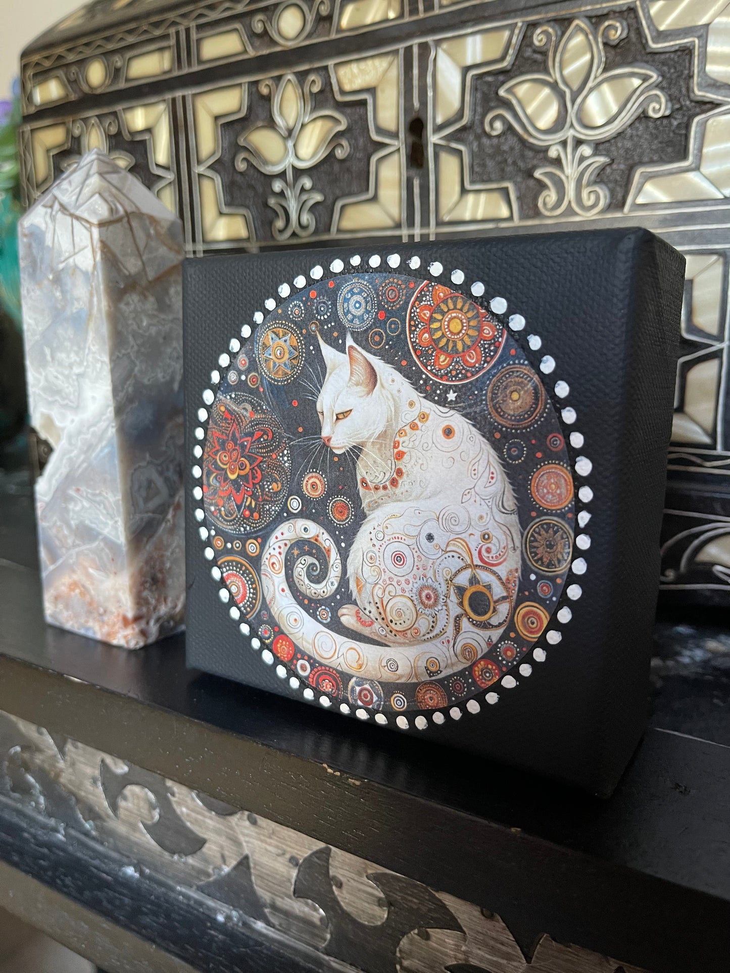 Bodhi Cat Block, Mystical Cat Gift, Bodhi Gifts