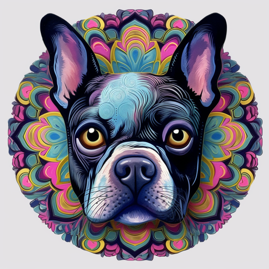 Indigo Boston Terrier Wall Hanging, Bodhi Pets