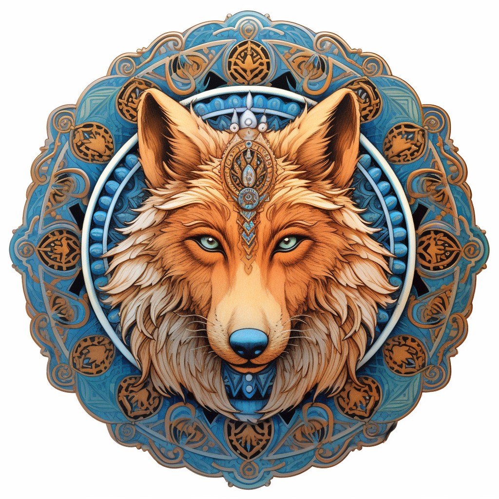 Mystical Wolf Wall Hanging, Bodhi Home Decor