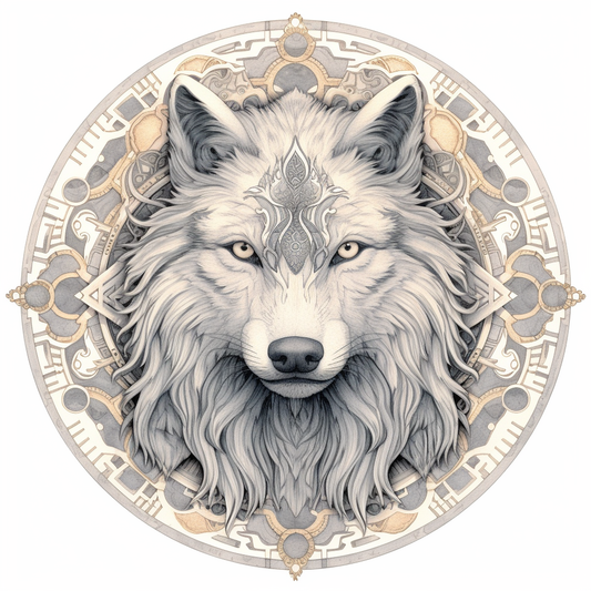 Mystical Wolf Wall Hanging, Bodhi Home Decor