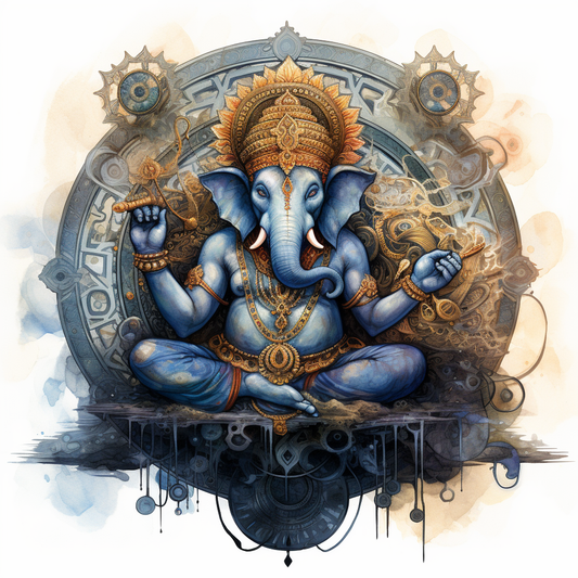 Mystical Ganesha Wall Hanging, Bodhi Home Decor