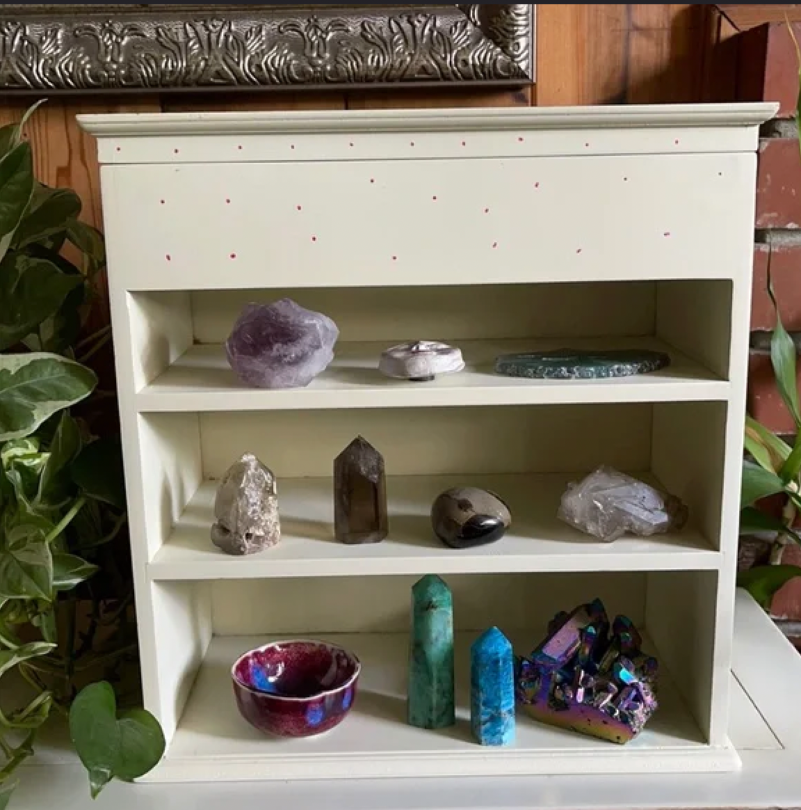 Lovecycled Vintage Goddess Crystal Display Cabinet, Bodhi Lovecycled