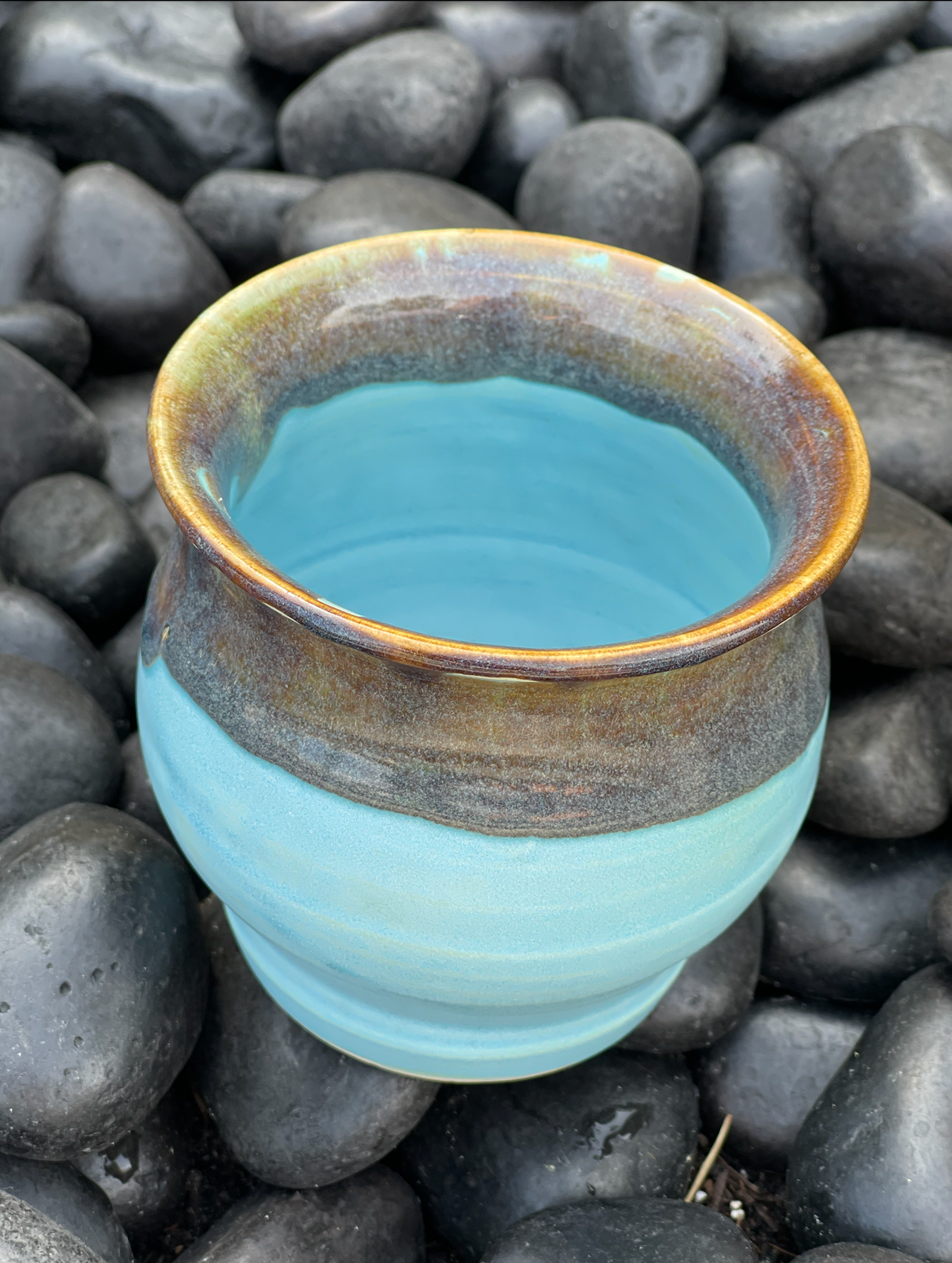 Vintage Hand Crafted Pottery, Farmhouse Style, Beach Cottage, Glazed Pottery, Bodhi Home Decor