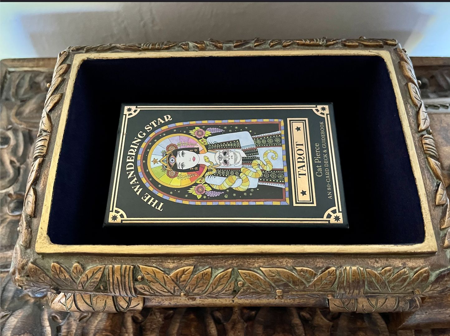 Magical Vintage Ornate Box with Claw Feet, Bodhi Vintage