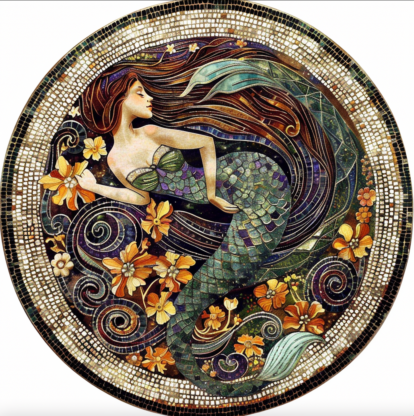 Vintage Mermaid Collection, "Ali'lkai", Bodhi Home Decor