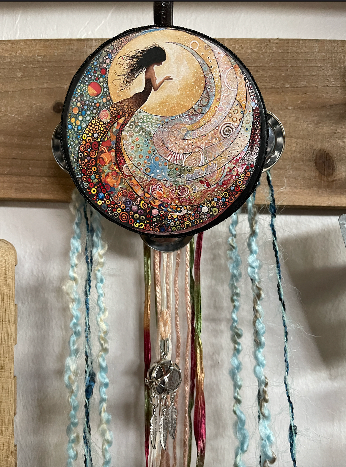 Charmed Mystical Artist, Goddess Who Creates Wall Hanging, Bodhi Home Decor