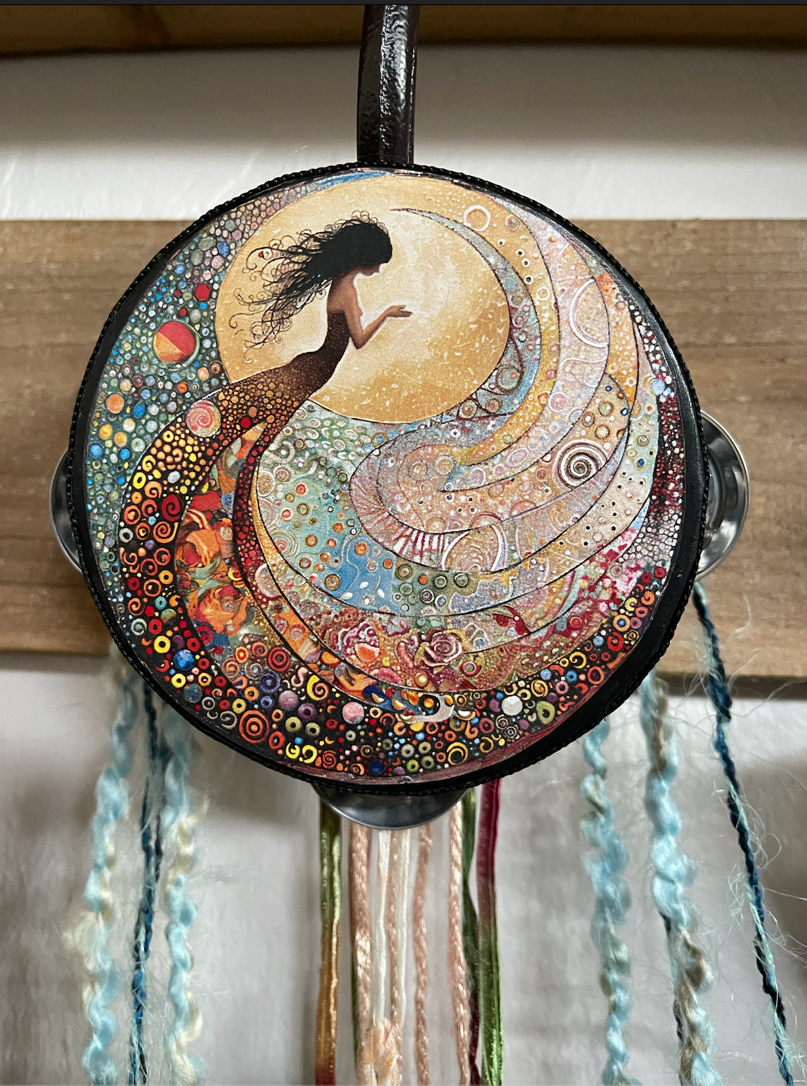 Charmed Mystical Artist, Goddess Who Creates Wall Hanging, Bodhi Home Decor