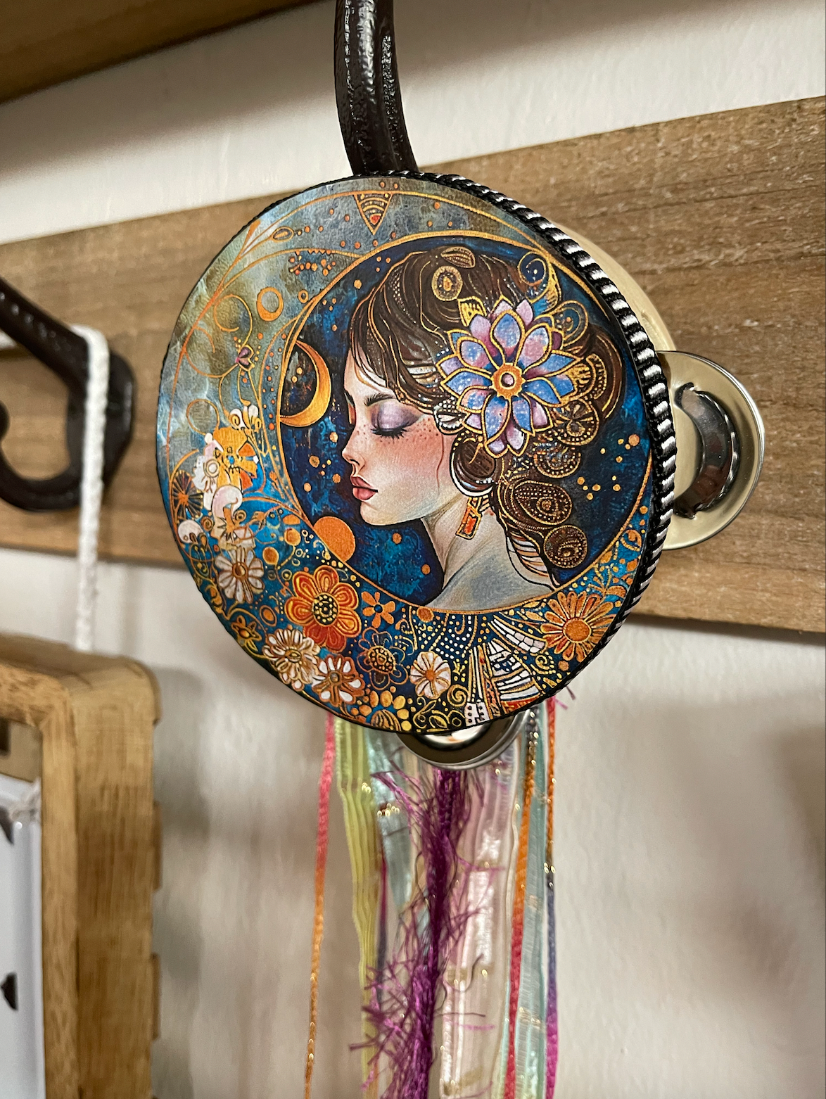 Charmed Lady of The Moon Wall Hanging, Bodhi Home Decor