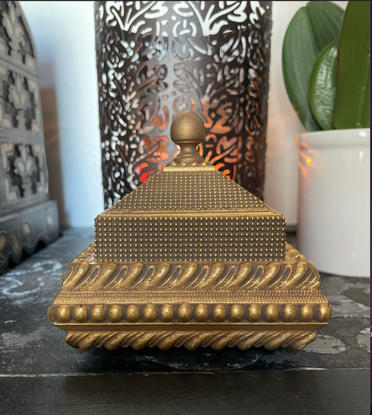 Vintage Paris Chic Lidded Trinket Box, Bodhi Vintage