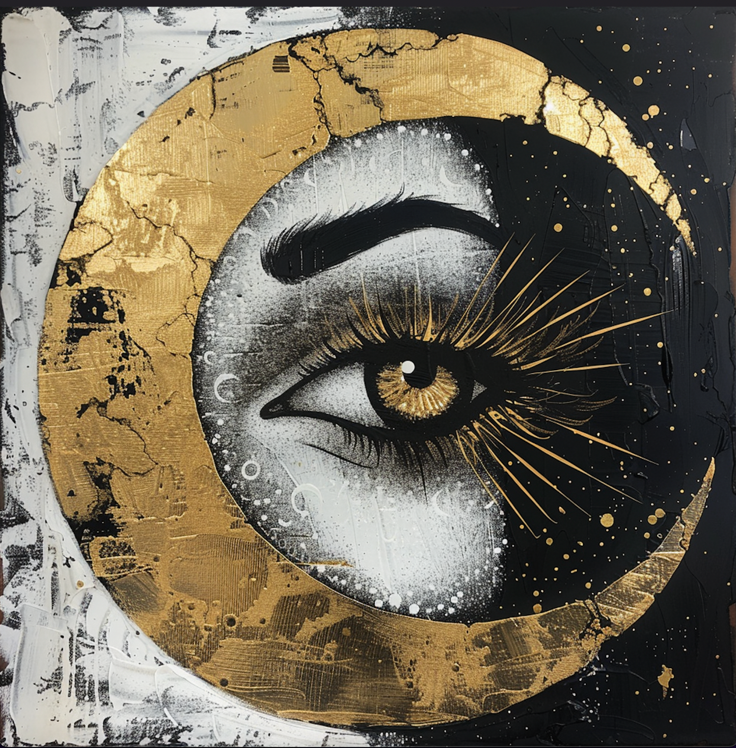 DIY "The Mystic" Magical Moon and Eye Art Print, Bodhi Home Decor