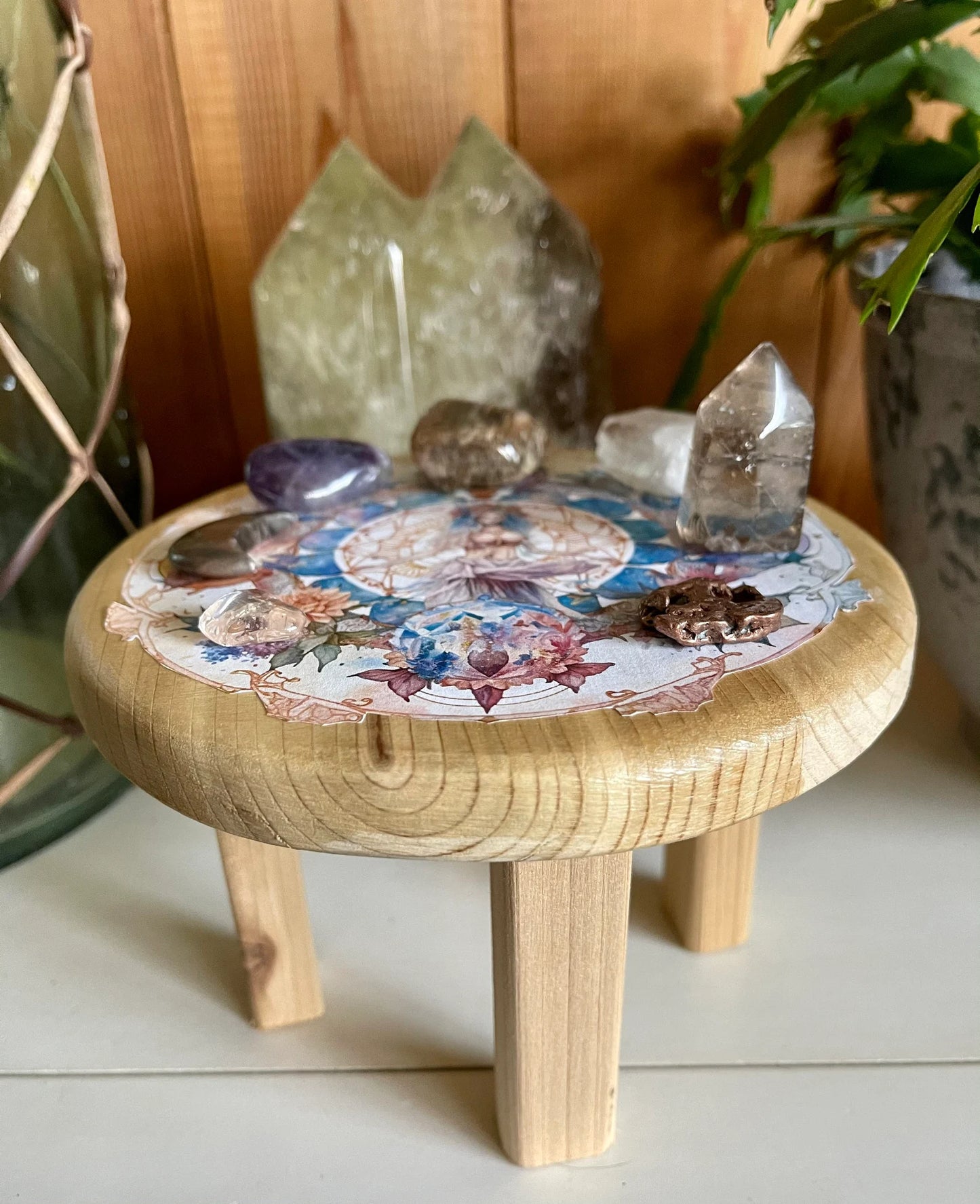 Indigo Goddess Crystal Grid Table, Bodhi Gift Sets