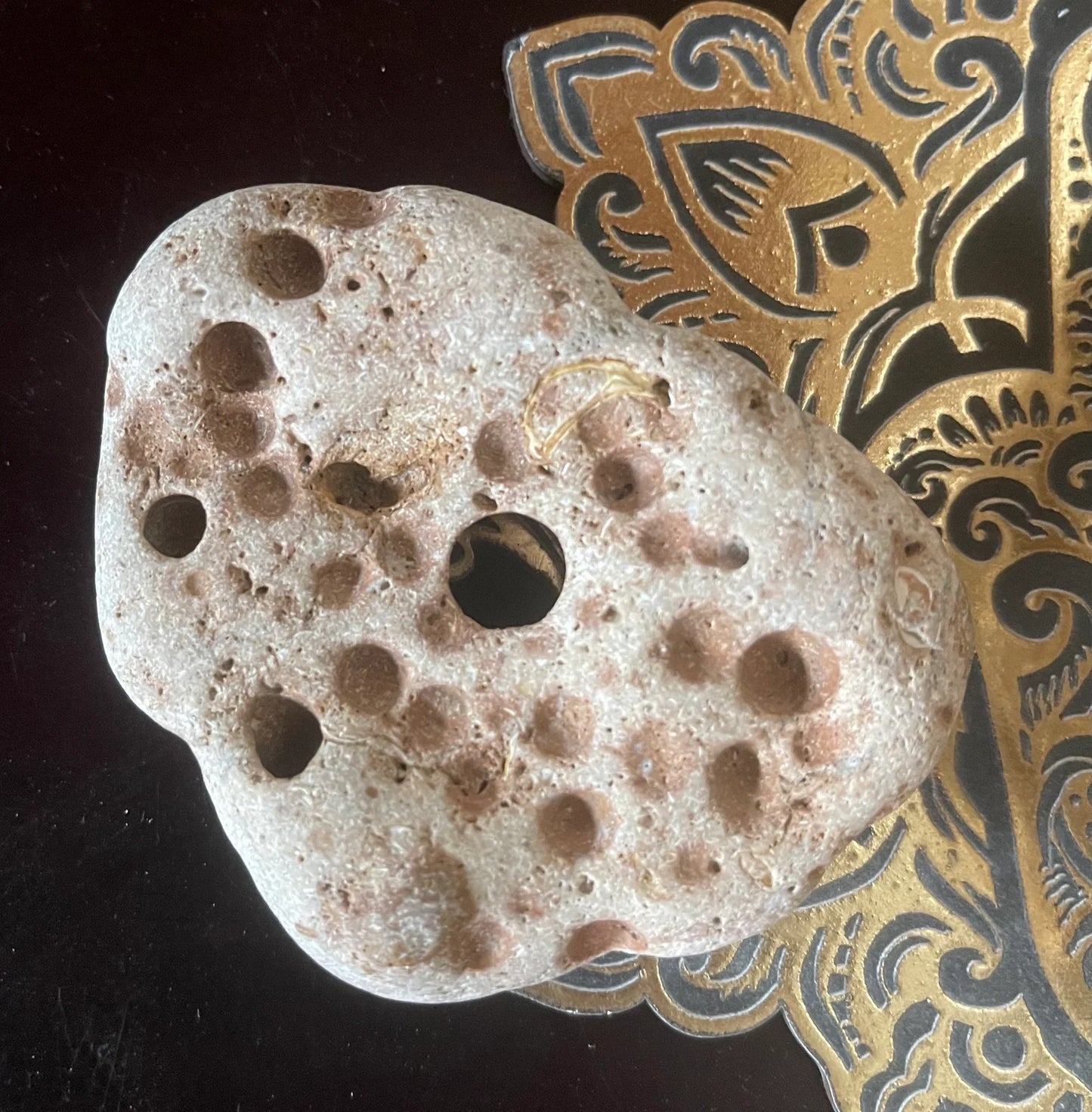 All Natural Large Hag Stone, Bodhi Crystal Magic