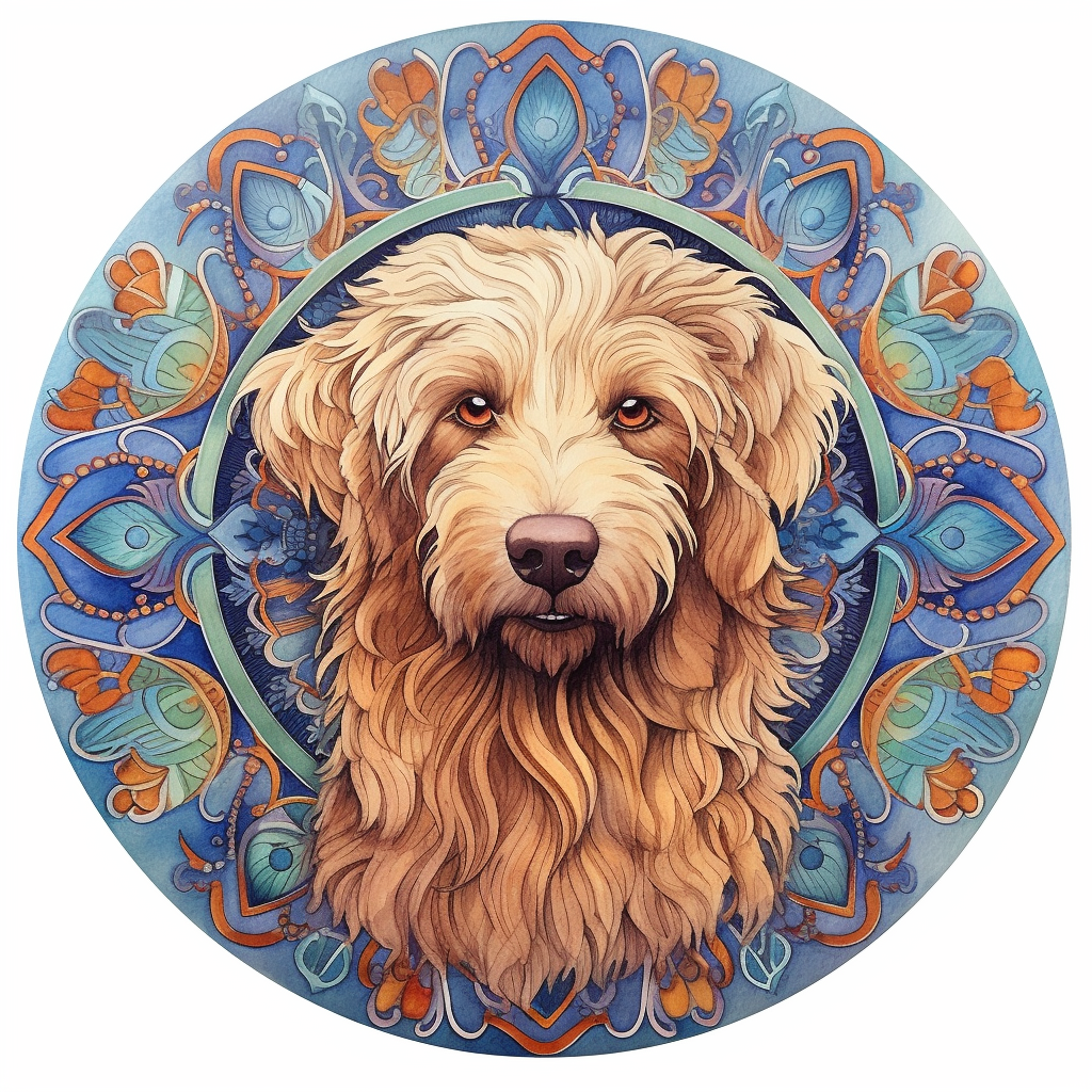 Indigo Doodle Wall Hanging, Bodhi Pets