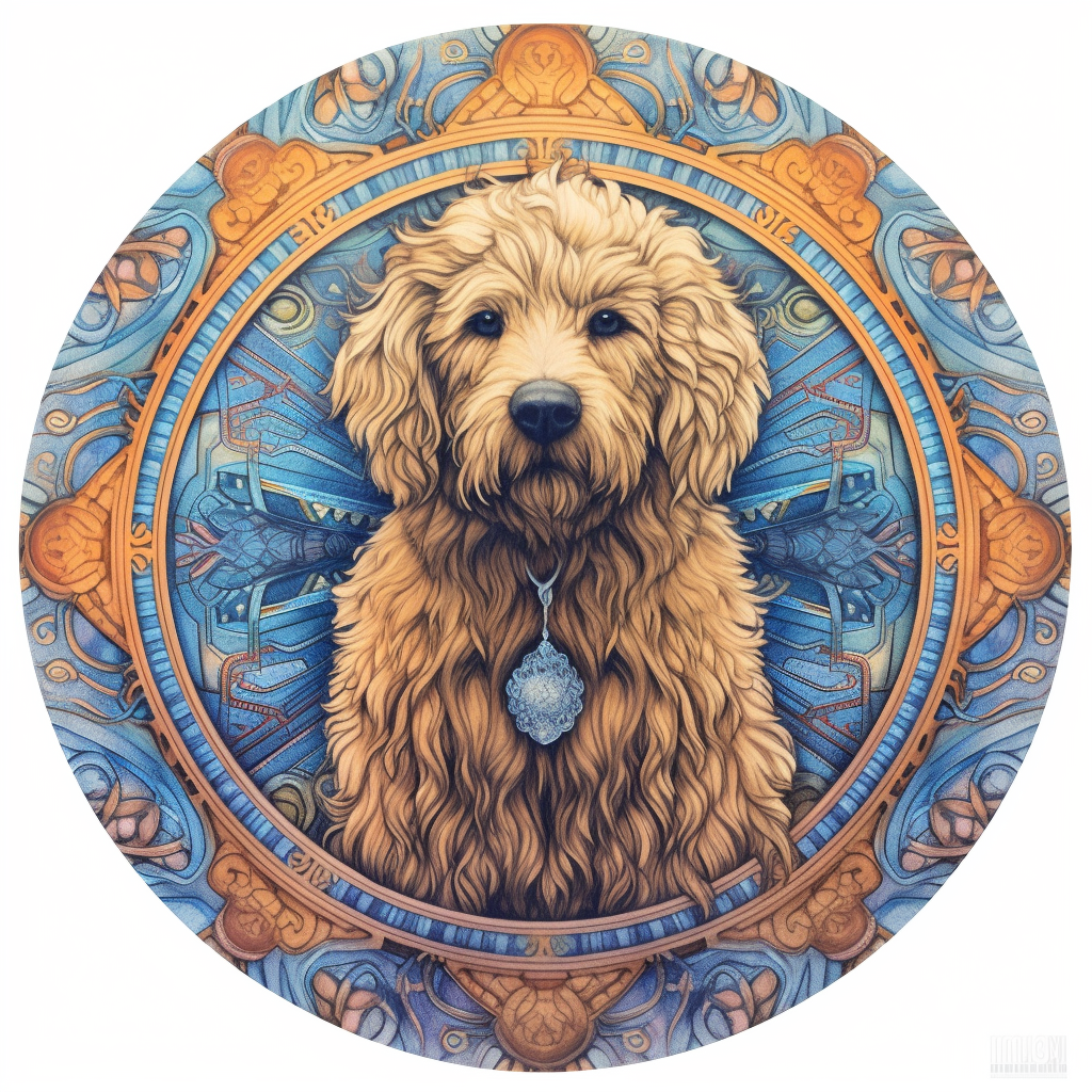 Indigo Doodle Wall Hanging, Bodhi Pets