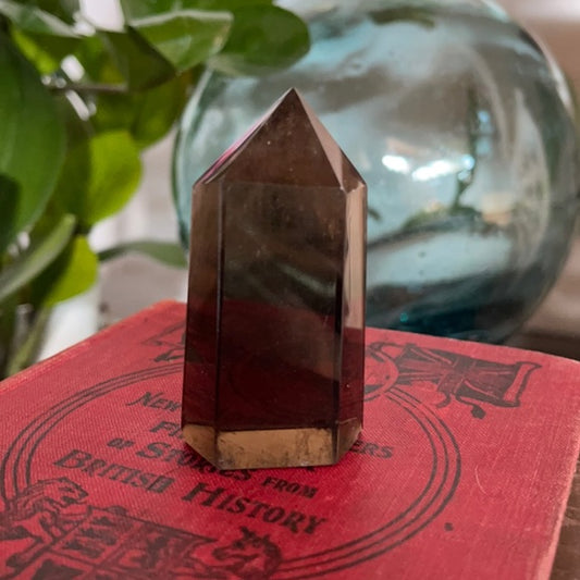 Natural Smoky Quartz Crystal Tower Healing Meditation Stone, Bodhi Crystal Magic