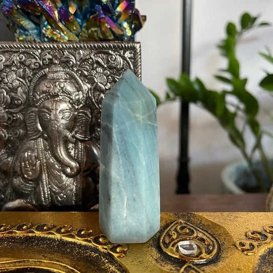 Natural Amazonite Tower, Bodhi Crystal Magic