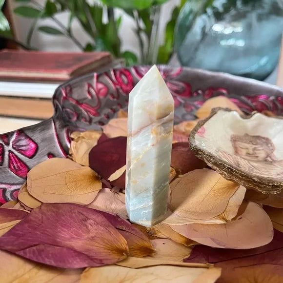 Natural Amazonite Tower, Bodhi Crystal Magic