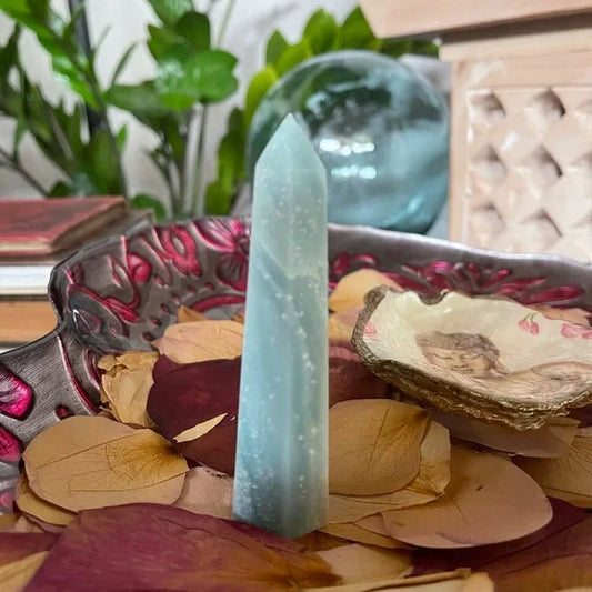 Natural Amazonite Tower, Bodhi Crystal Magic