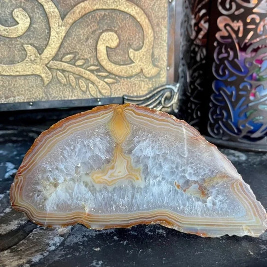 Lovely Polished Geode Specimen, Bodhi Crystal Magic