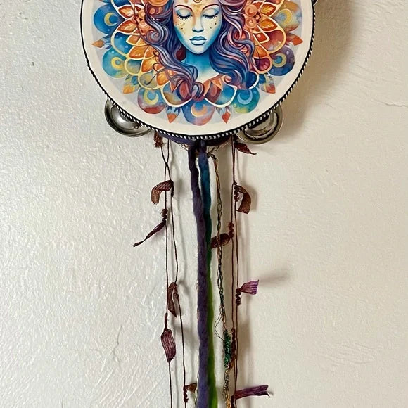 Bohemian Goddess Art Wall Hanging, Bodhi Home Decor