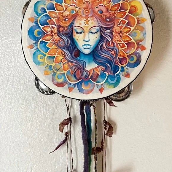 Bohemian Goddess Art Wall Hanging, Bodhi Home Decor