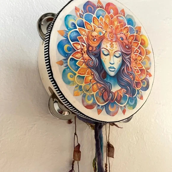 Bohemian Goddess Art Wall Hanging, Bodhi Home Decor