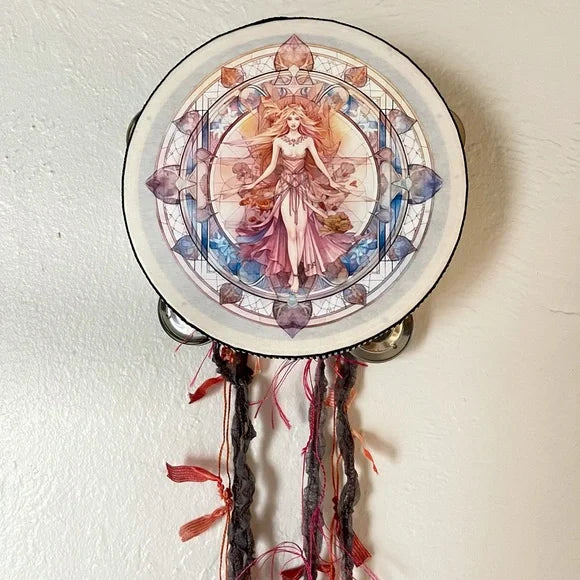 Mystical Goddess Art Wall Hanging, Bodhi Home Decor