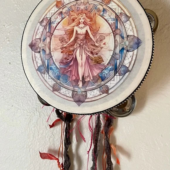 Mystical Goddess Art Wall Hanging, Bodhi Home Decor