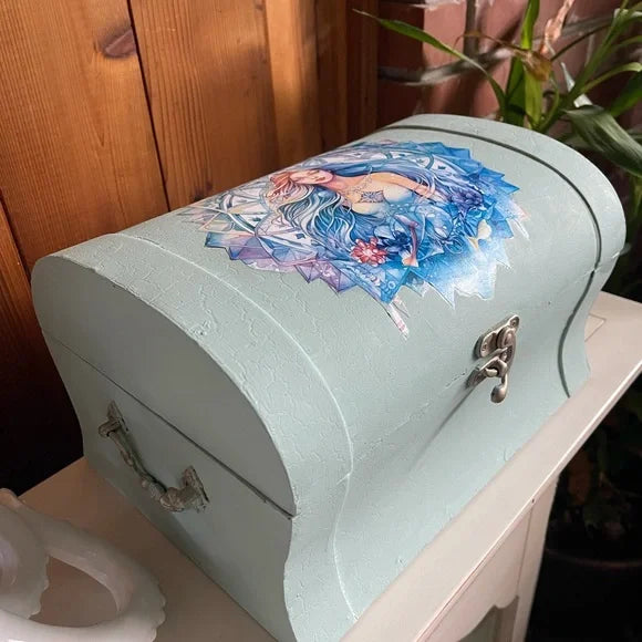 Lovecycled Mermaid Trunk, Bodhi Home Decor
