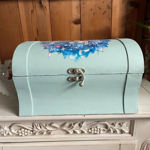 Lovecycled Mermaid Trunk, Bodhi Home Decor