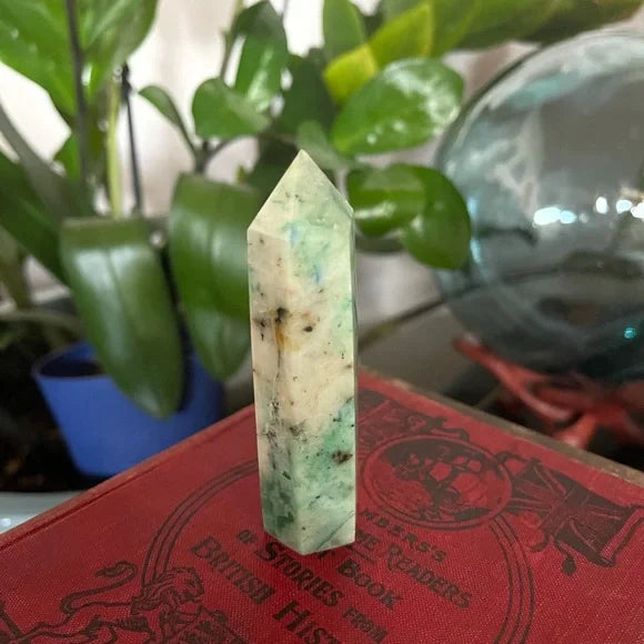Gorgeous Chrysocolla Lapis Lazuli Tower, Bodhi Crystal Magic