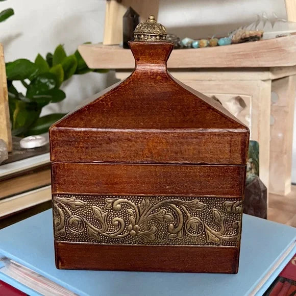 Vintage Paper Box Lidded Box, Bodhi Vintage