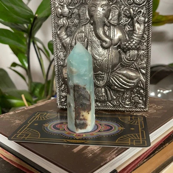 Natural Amazonite Tower, Bodhi Crystal Magic