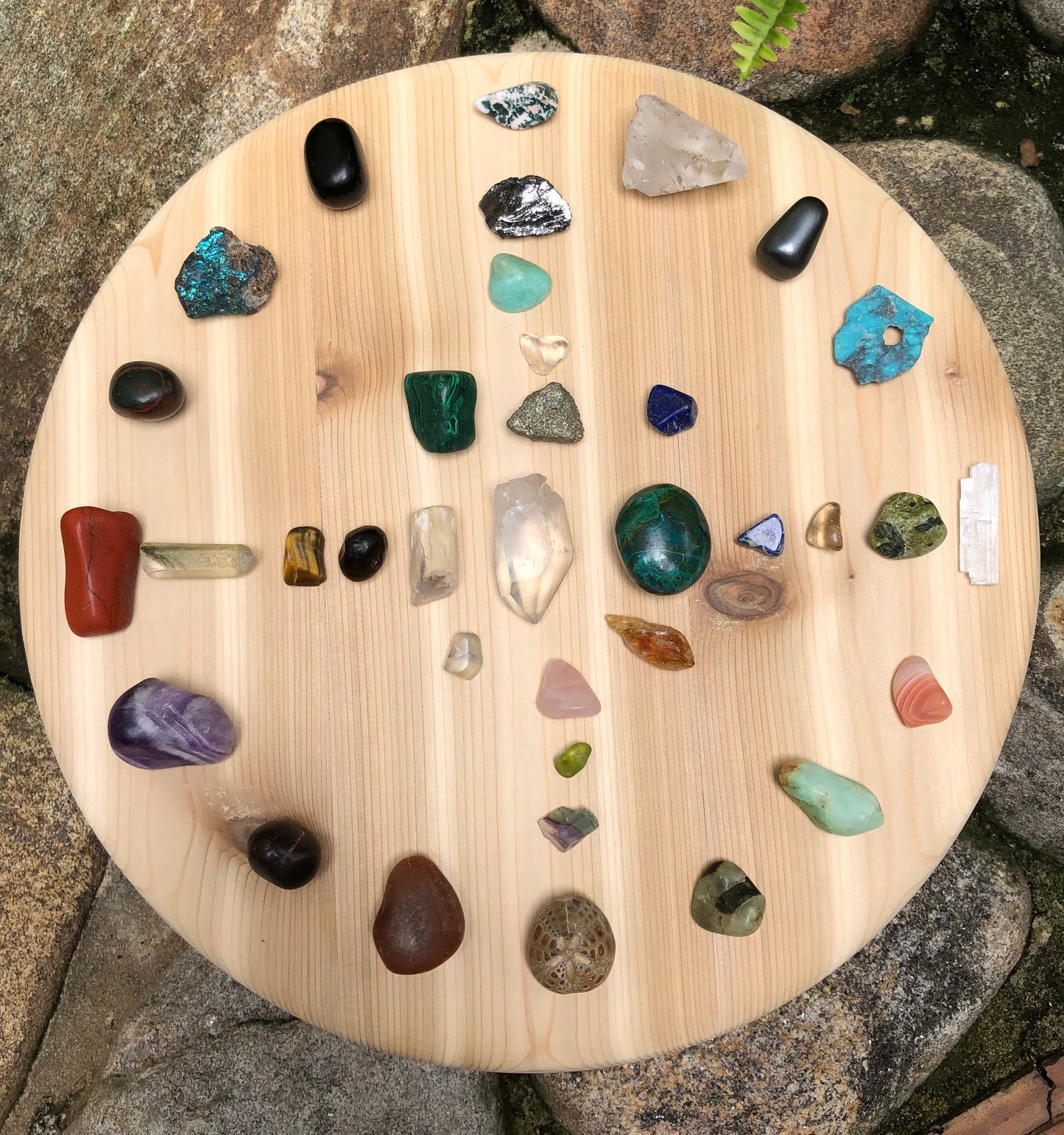 Crystal medicine wheel