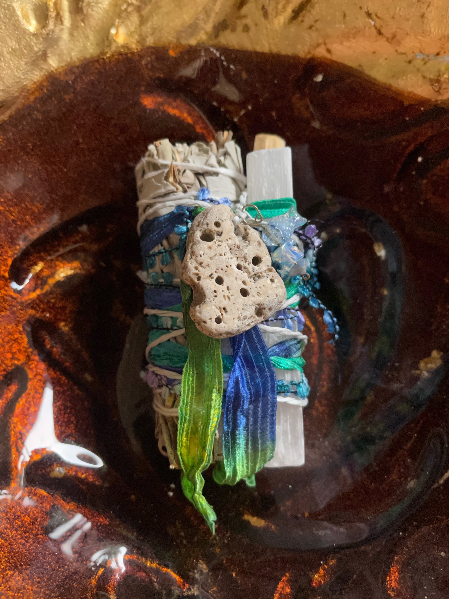 Magical Water Energy, Beach Stone Sage Bundles, Gift Sets