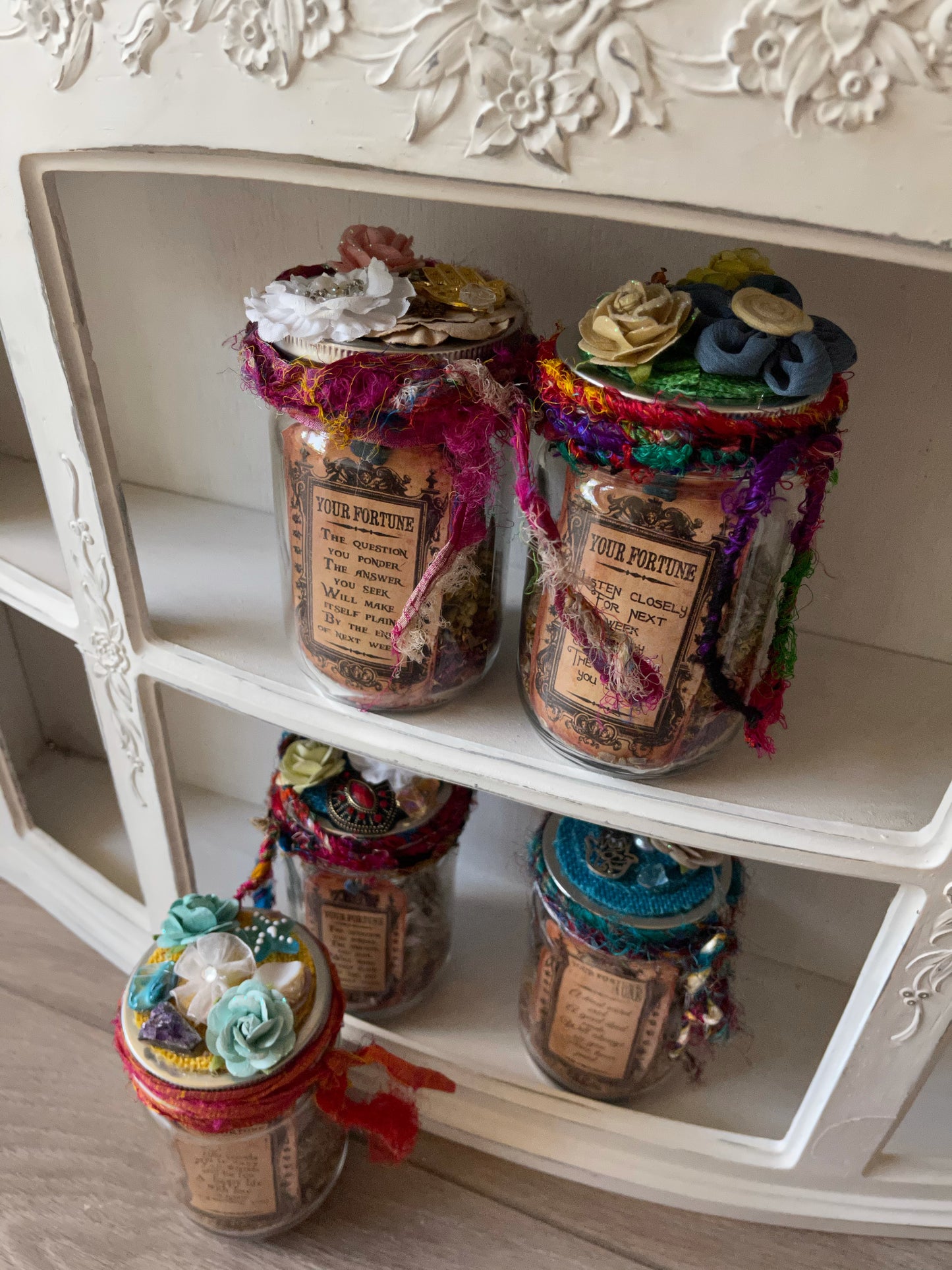 Fortune Tellers Jar, Good Fortune Herb Jar, Gift Sets