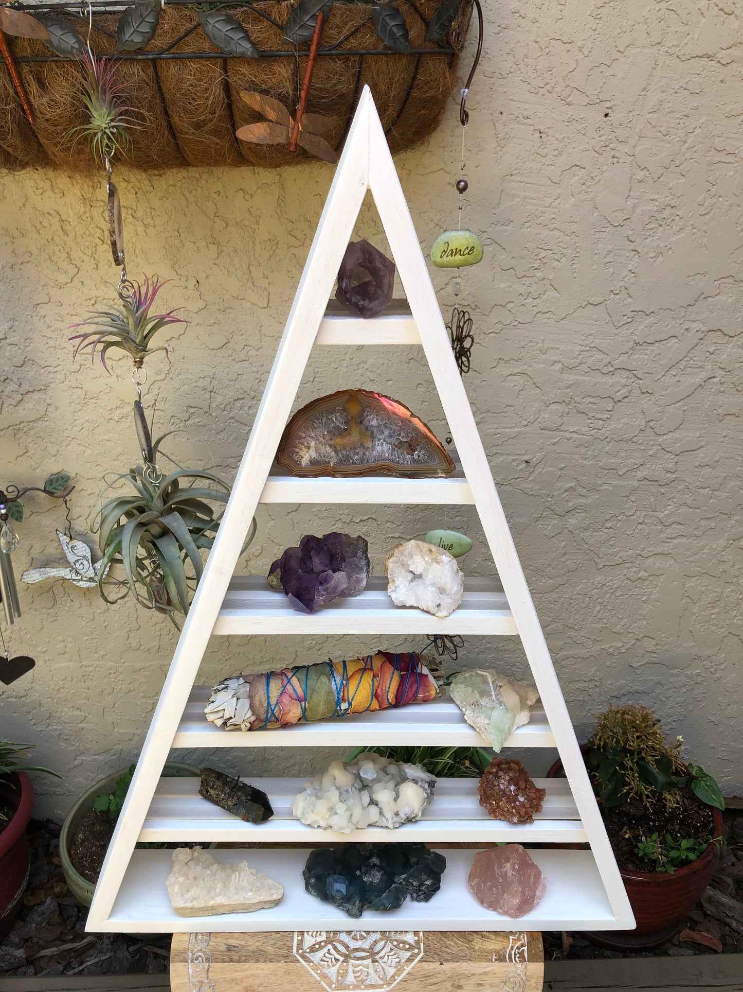 Extra Tall Triangle Shelf, Home Decor