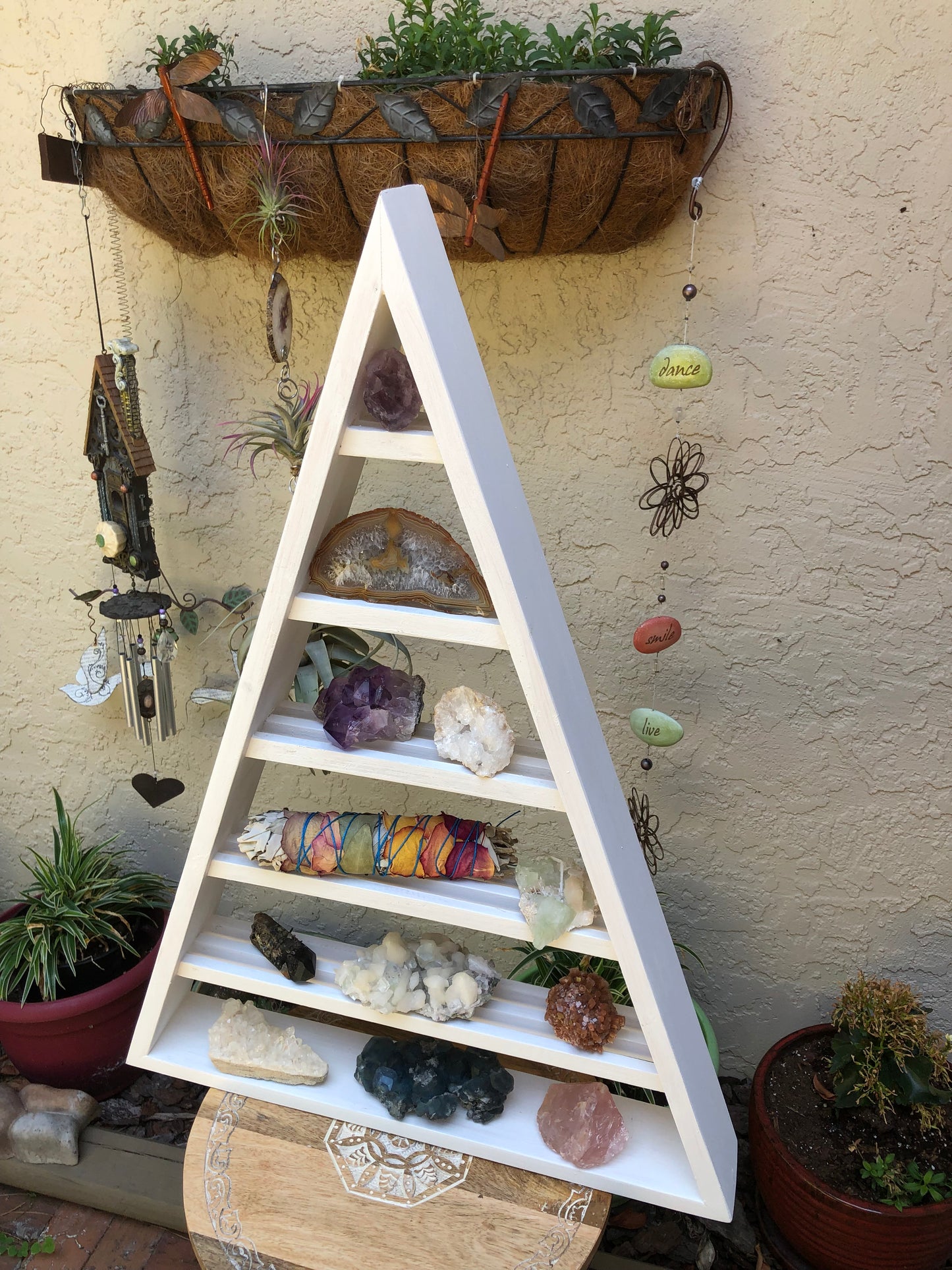 Extra Tall Triangle Shelf, Home Decor