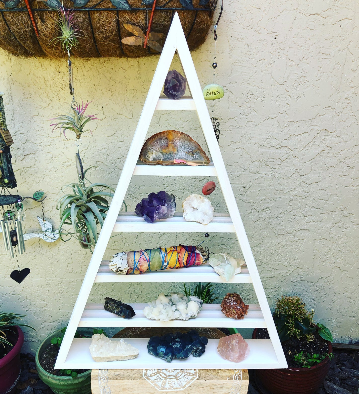 Extra Tall Triangle Shelf, Home Decor