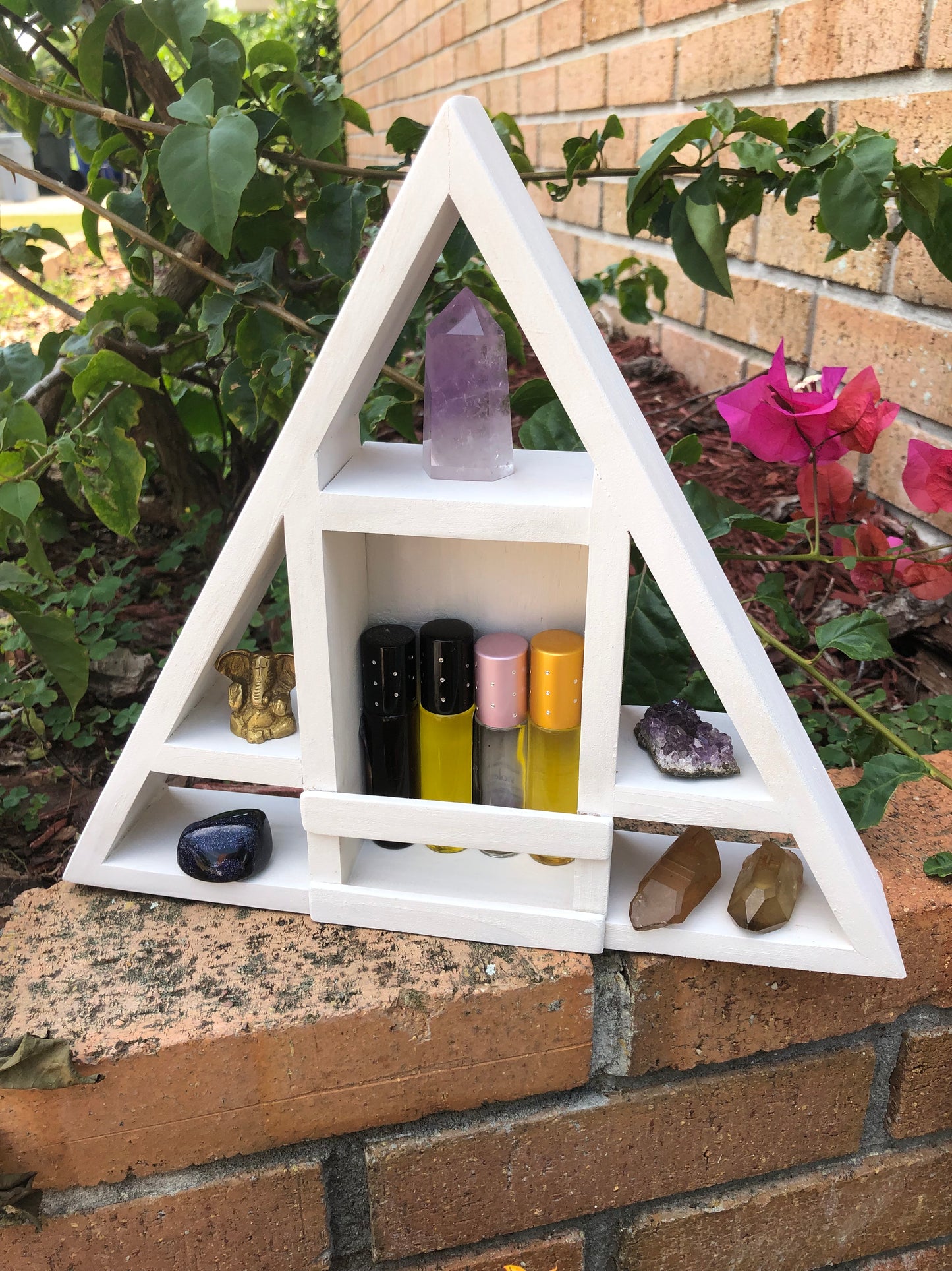 Small Essential Oils or Perfume Shelf, Home Decor