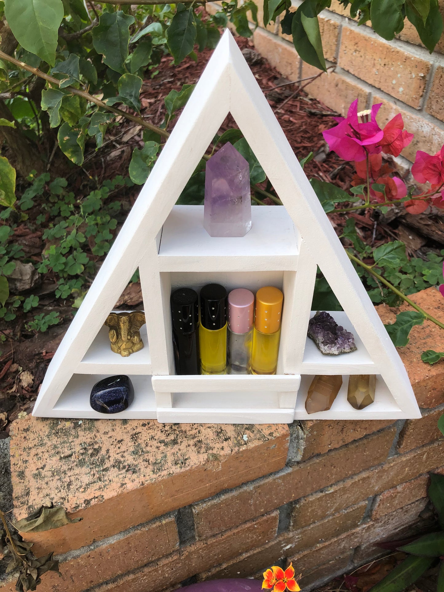 Small Essential Oils or Perfume Shelf, Home Decor