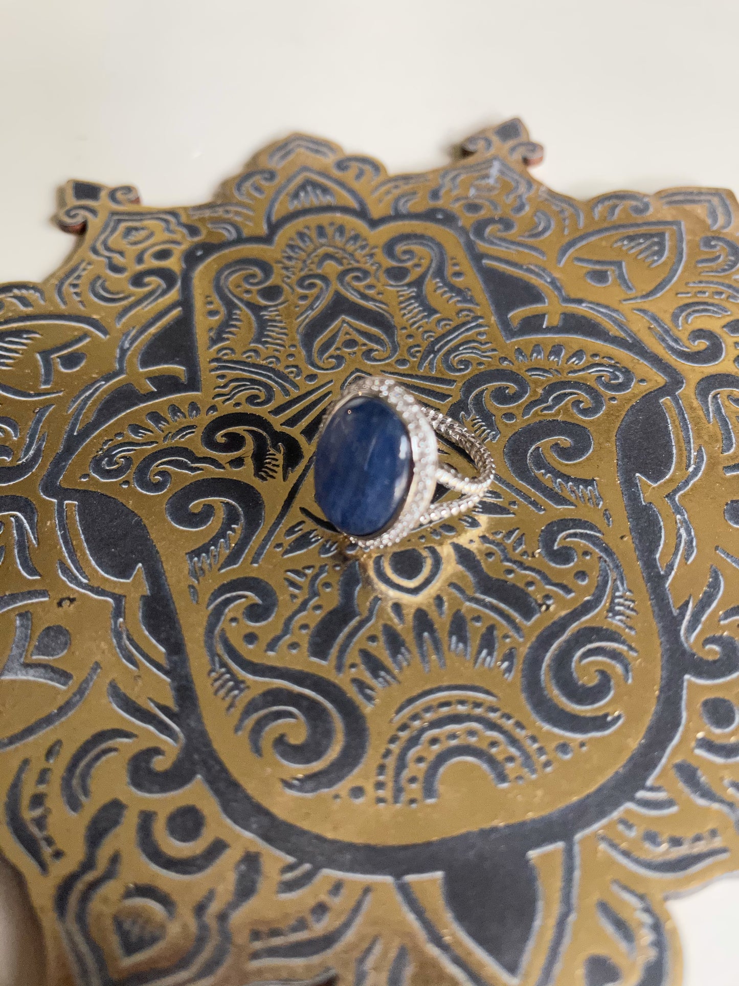 Phenomenal Blue Kyanite Ring, Bodhi Jewelry