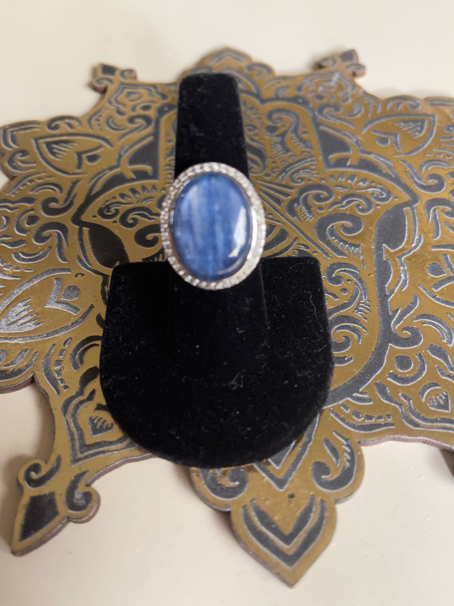 Phenomenal Blue Kyanite Ring, Bodhi Jewelry