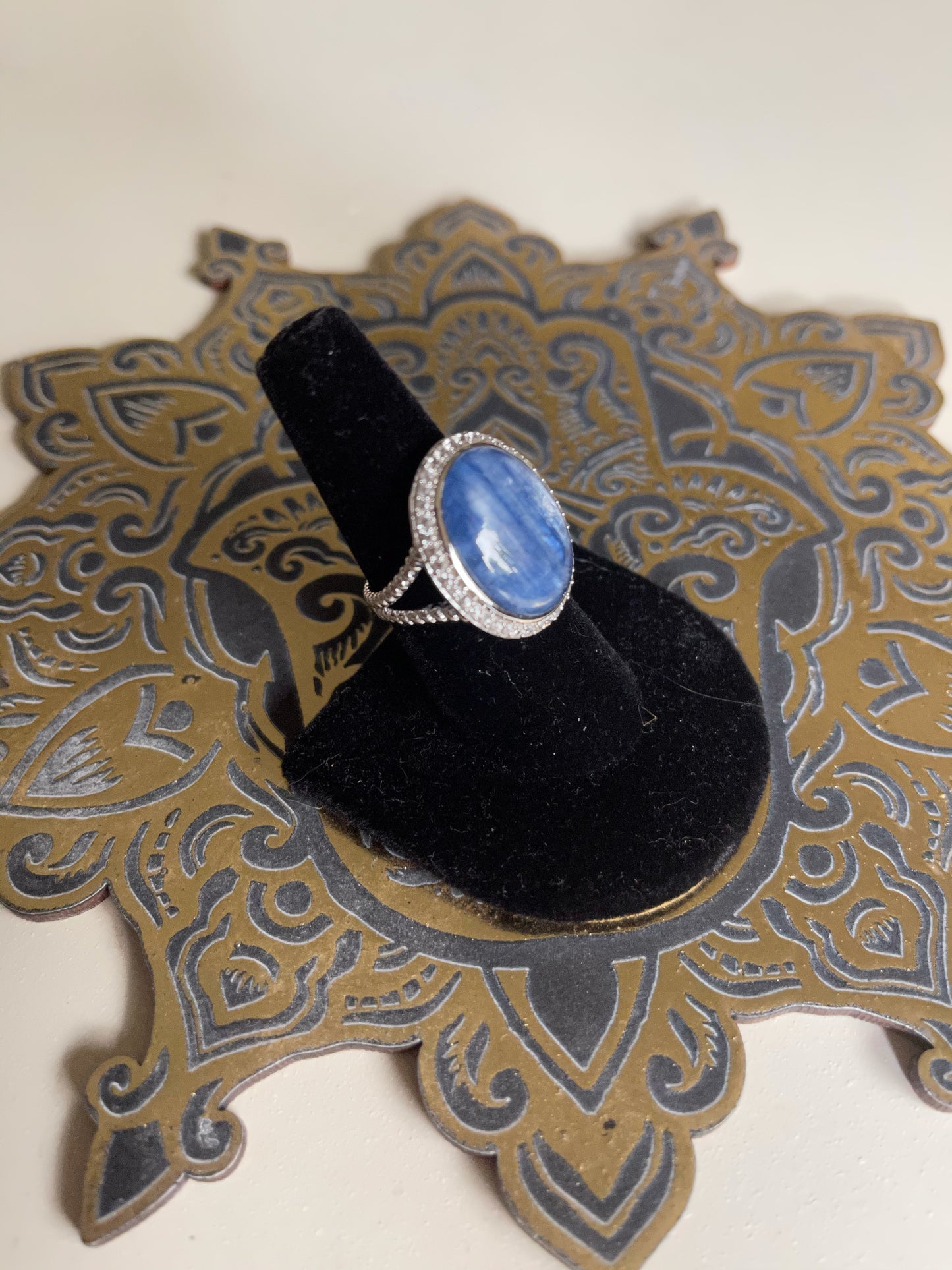Phenomenal Blue Kyanite Ring, Bodhi Jewelry