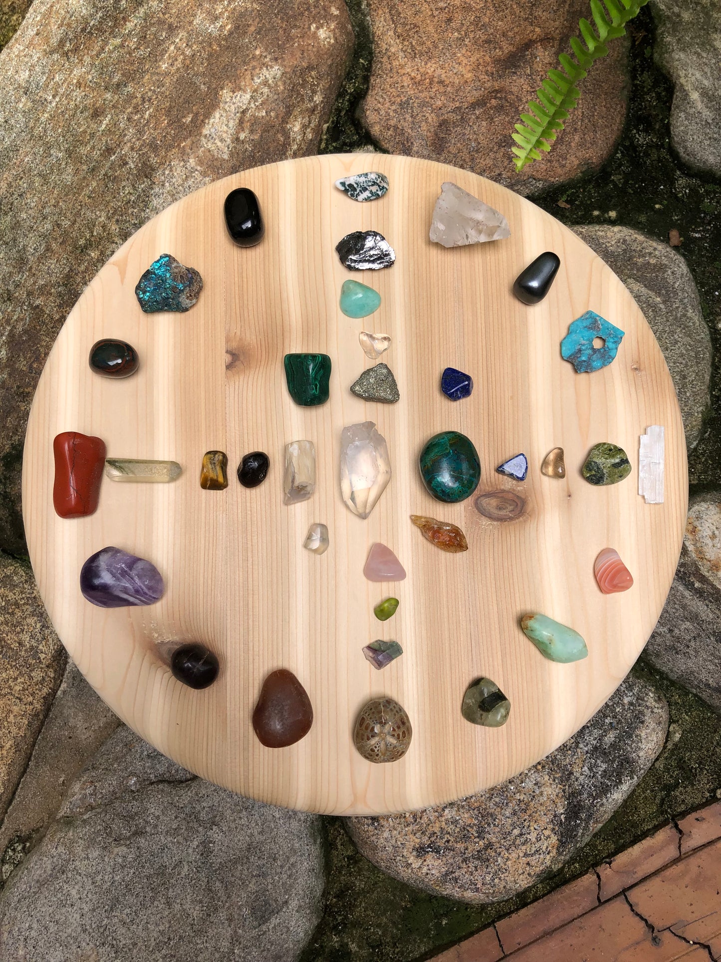 Crystal Medicine Wheel, Home Decor