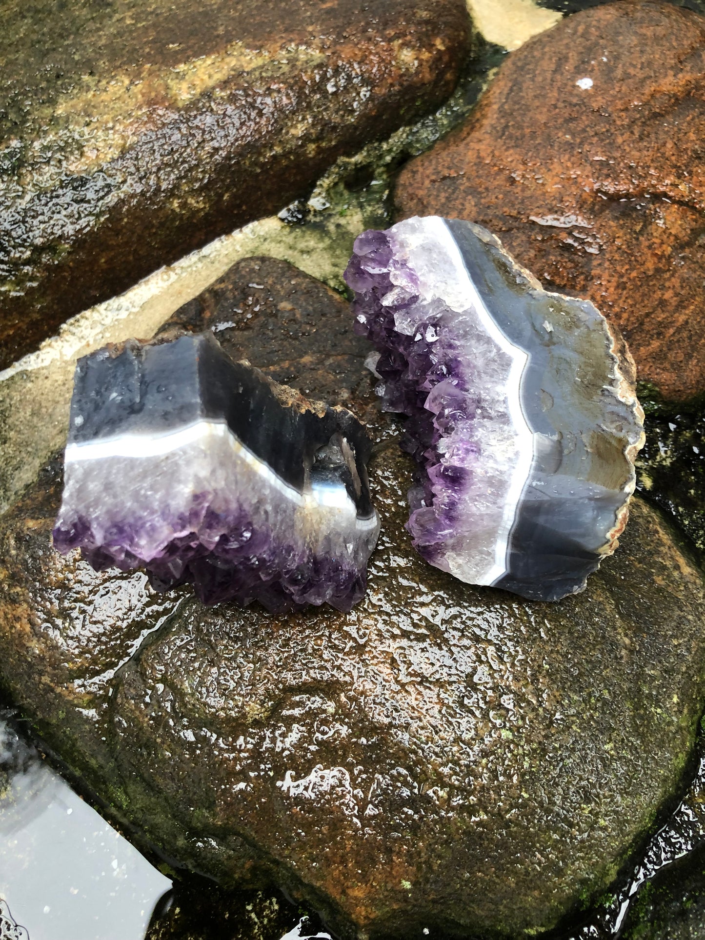 Beautiful Uruguay Amethyst Chunks, Crystal Magic