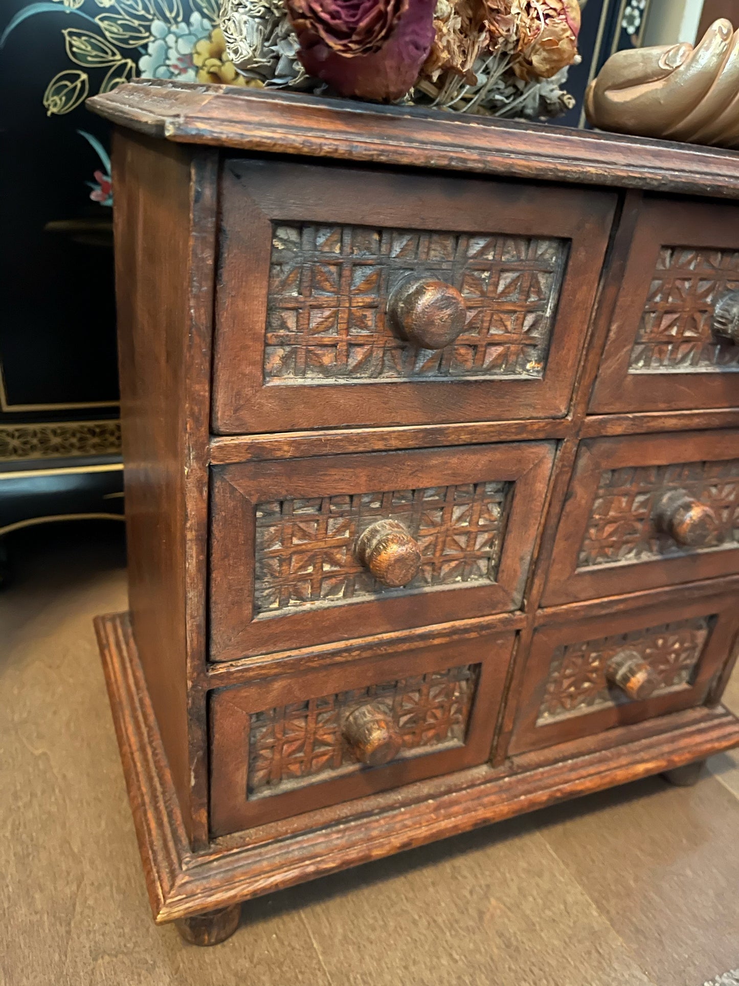 Mystical Box, Oddities, Tarot Card Chest, Old World Vintage