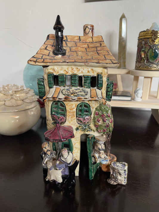 RARE Blue Sky Clayworks, French Neighborhood Chez Jean-Marc Cafe, Home Decor