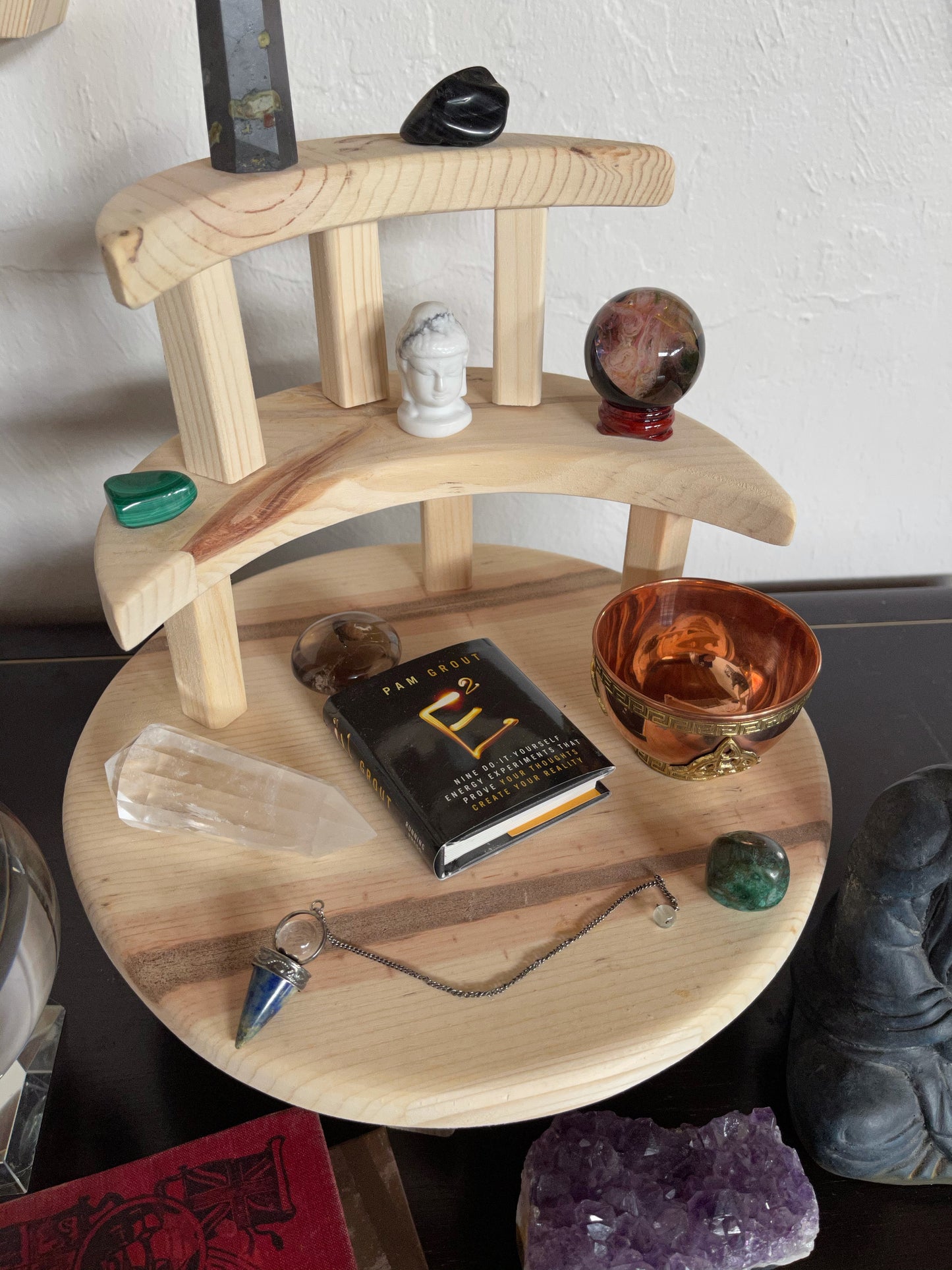 Stacking Moon Meditation Tables, Home Decor