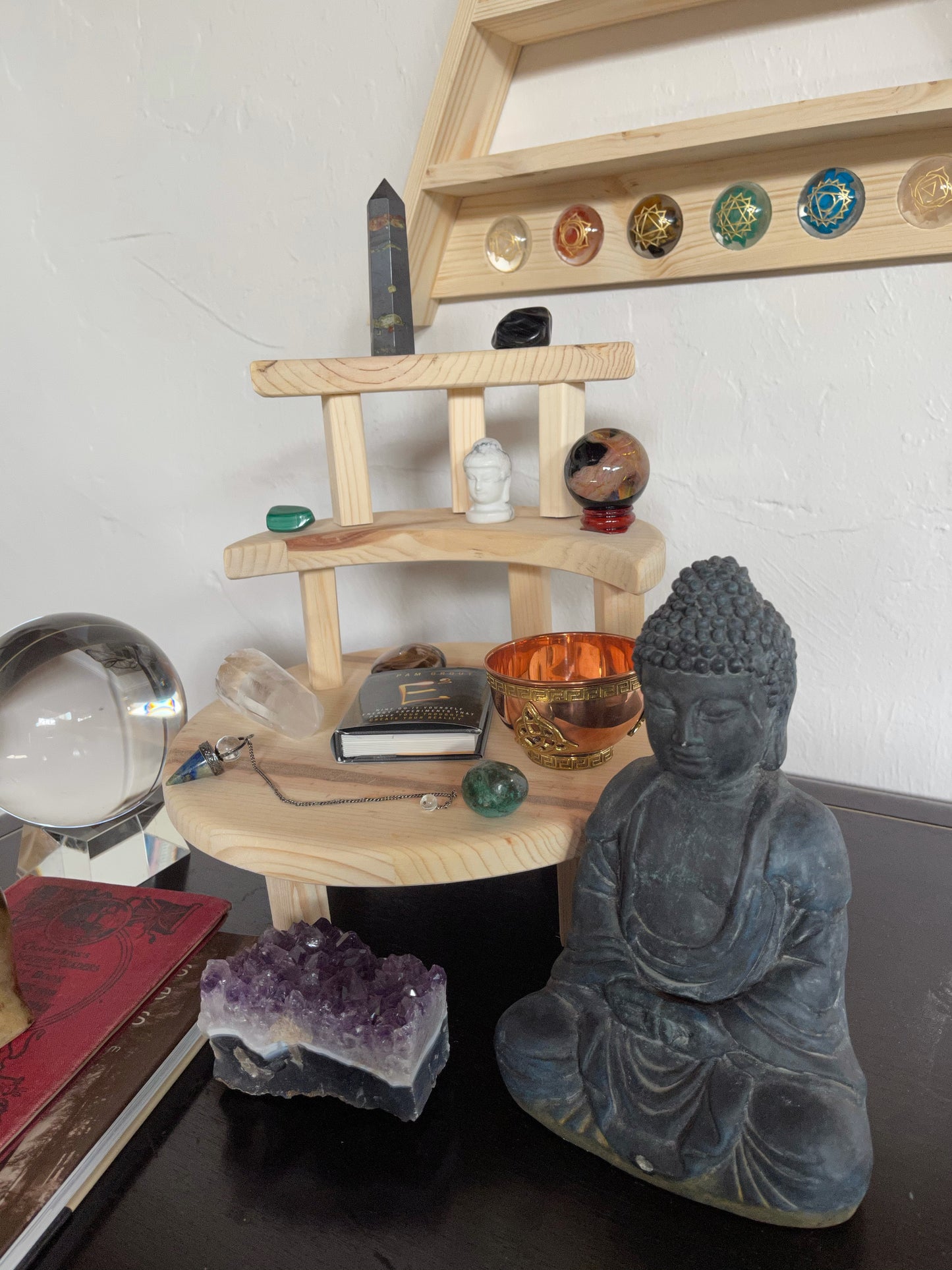 Stacking Moon Meditation Tables, Home Decor